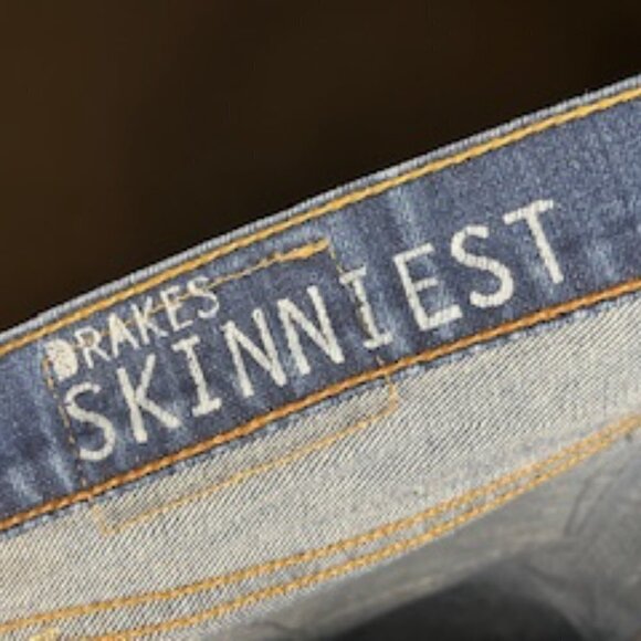 Men's bullhead jeans, Drakes Skinniest, Size 32/32 EUC - Picture 9 of 10
